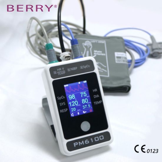 Hospital Medical Vital Signs Cardiac Multi Parameter Patient Blood Pressure  Monitor